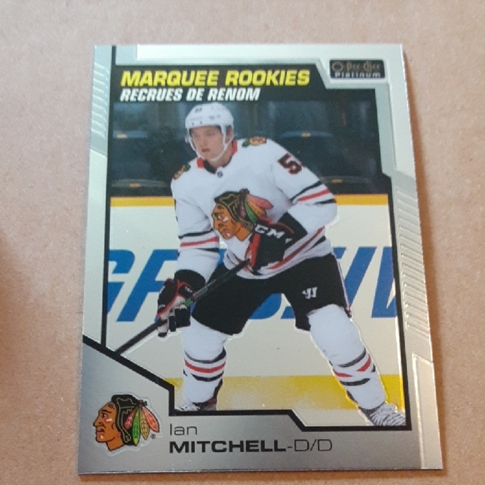 Ian Mitchell Blackhawks Marquee Rookies NHL Hockey Card